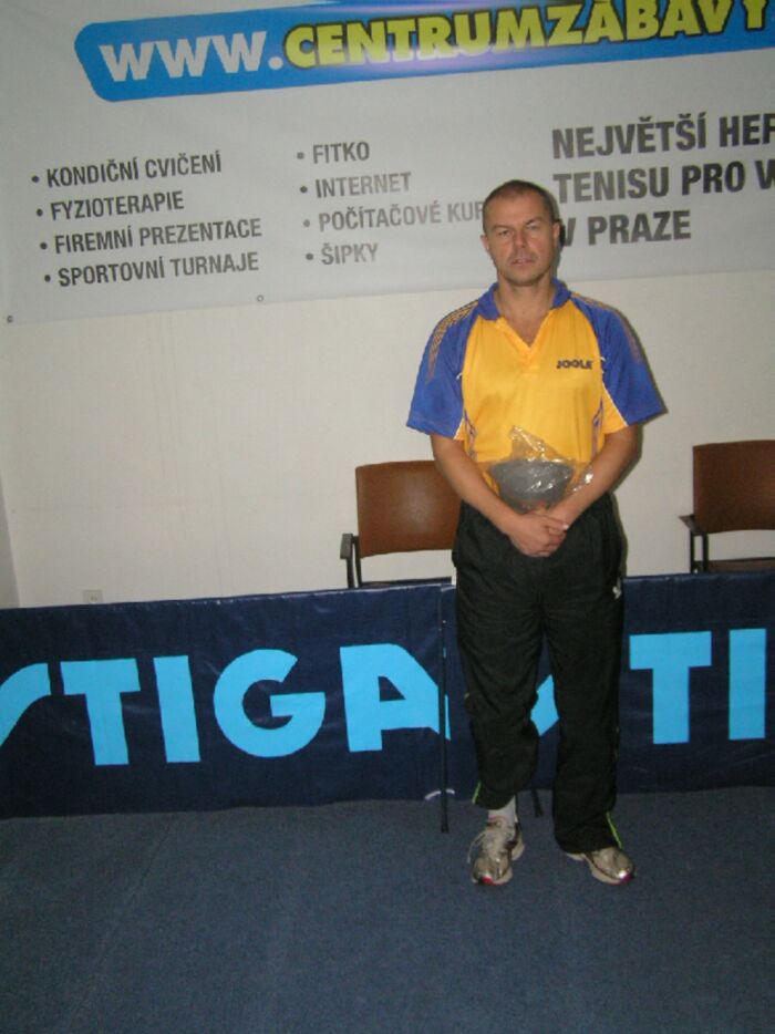 Stanislav Mlejnek byl ve stolním tenisu velkým favoritem a svoji roli stvrdil vítězstvím.